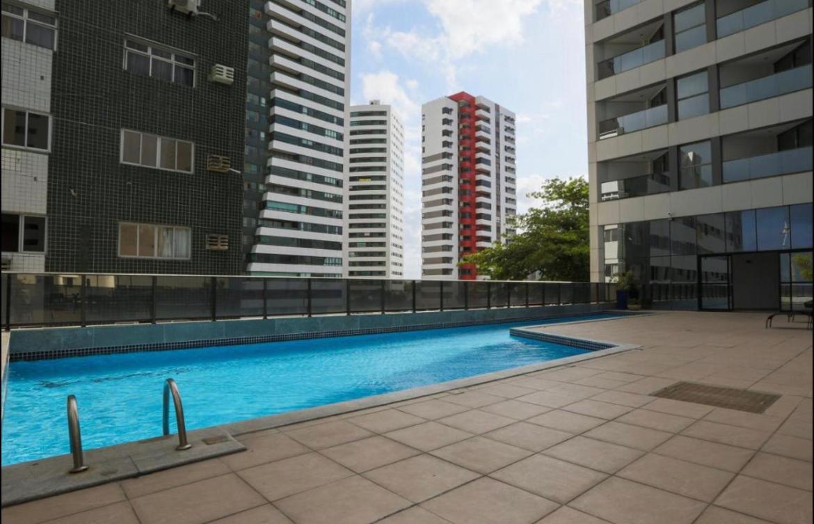 Flat Recife Av Boa Viagem- Beach Class Internacional Bagian luar foto